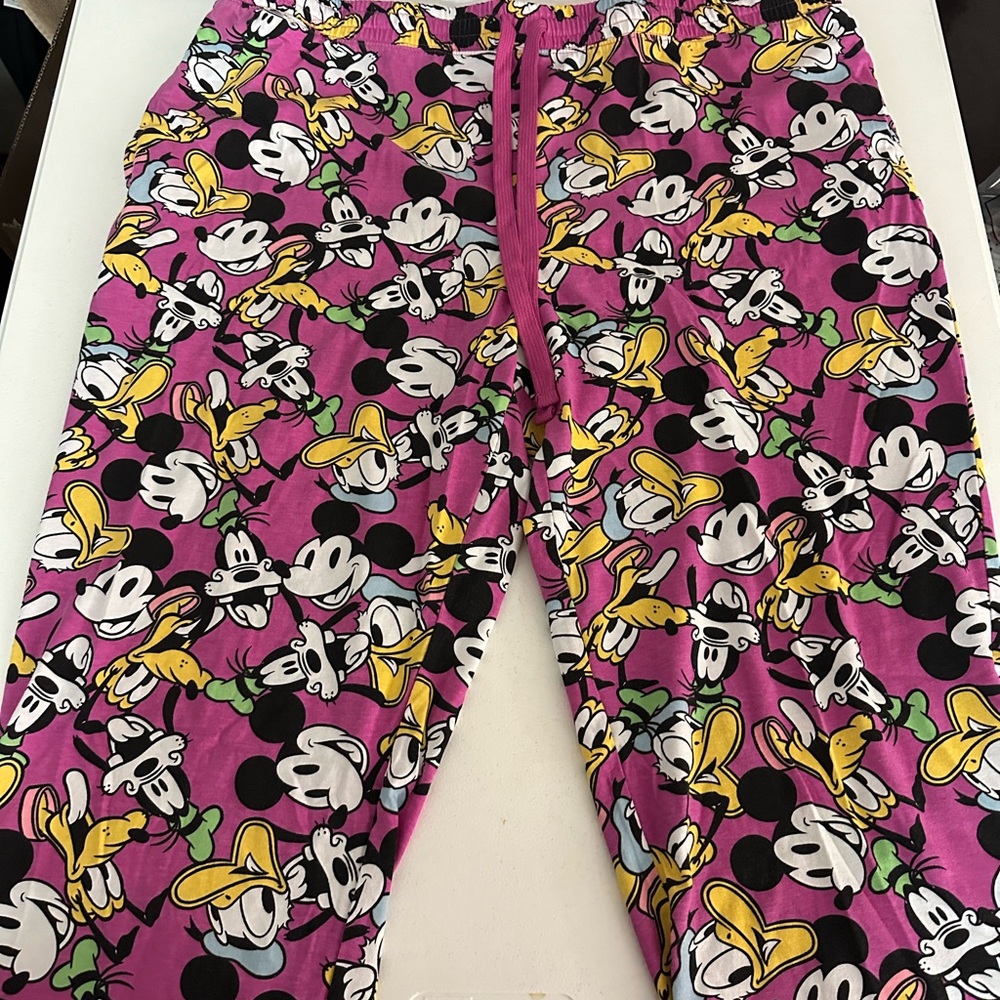 Disney Pajamas - Pink Mickey Mouse Print